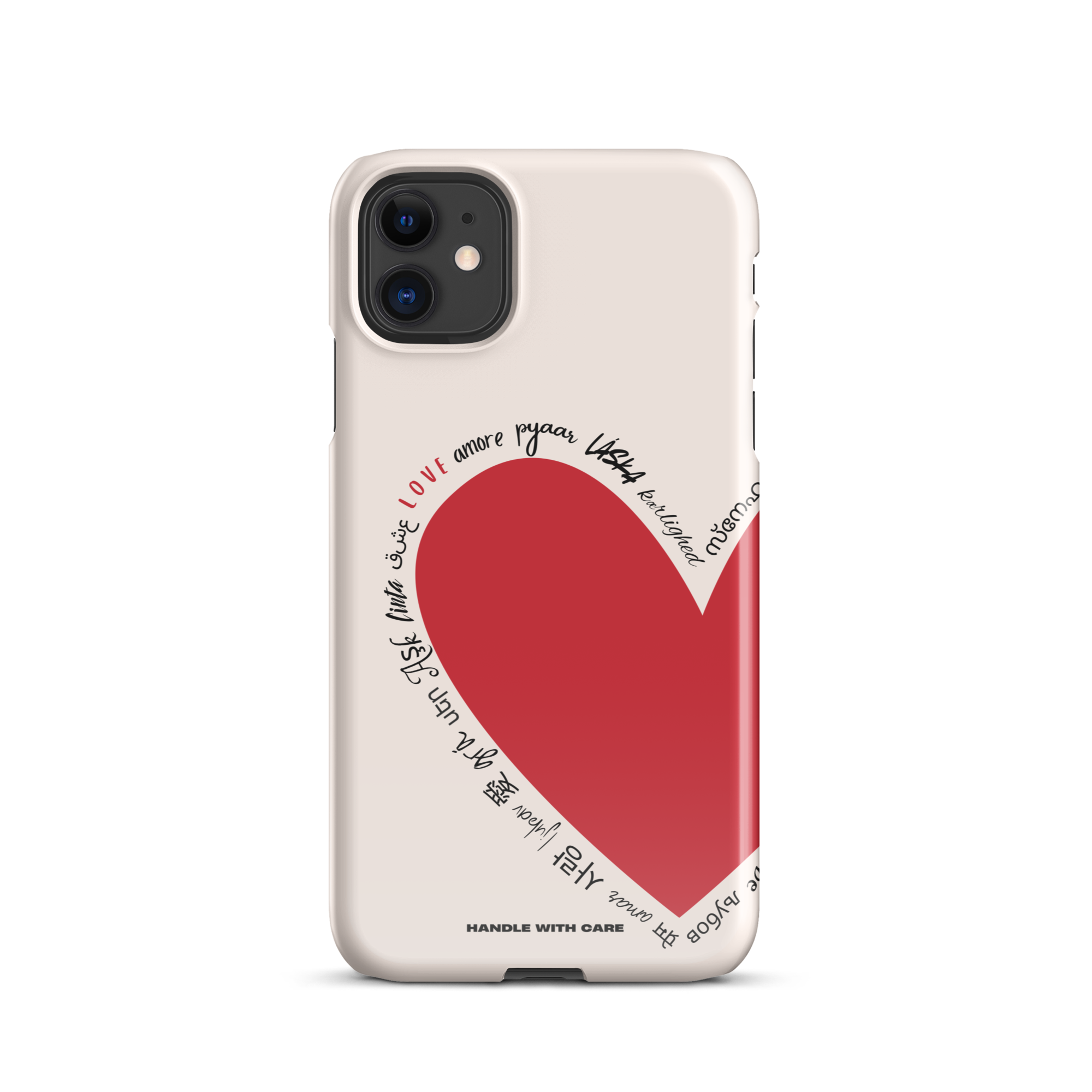 International Love Snap Case