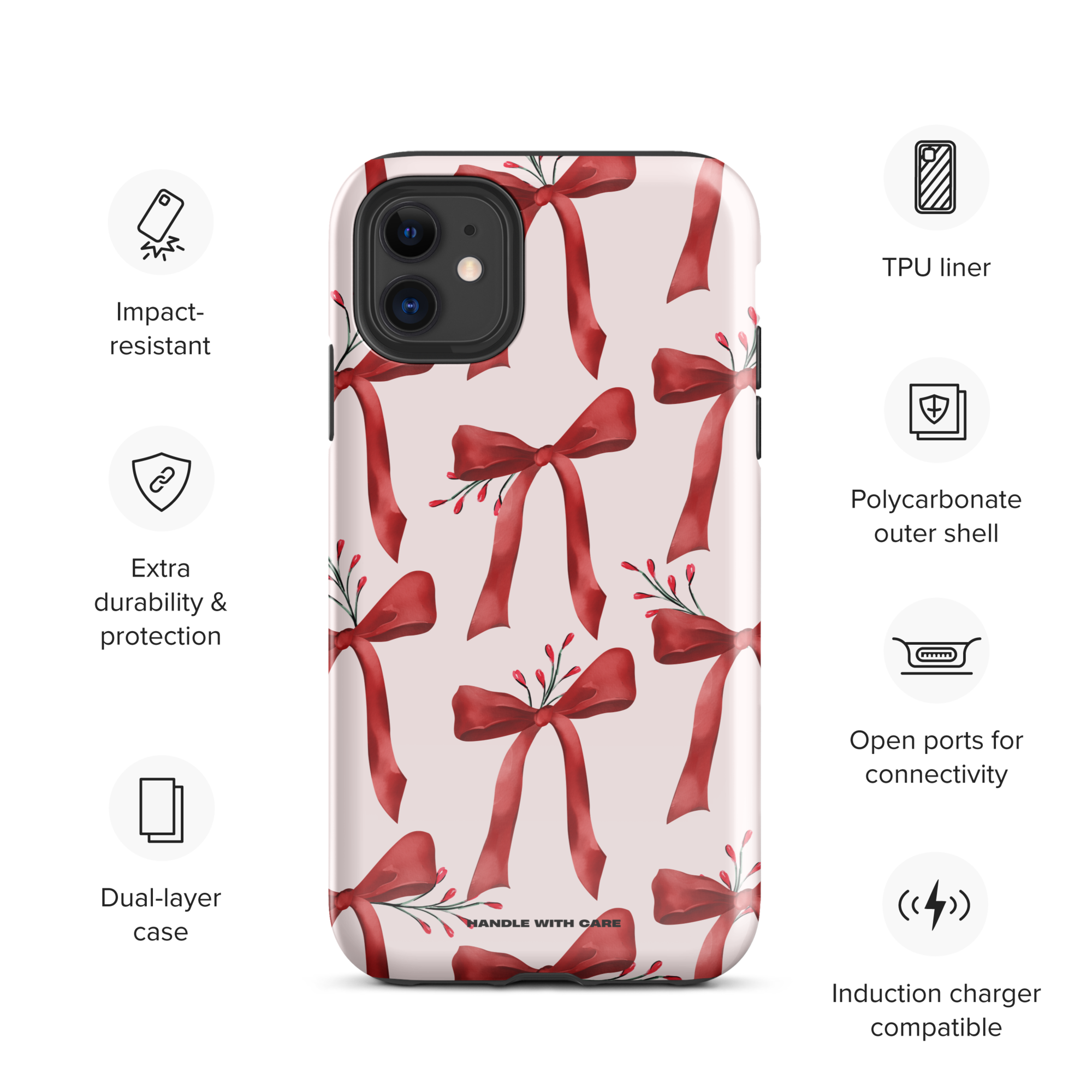 Wrapped in Red iPhone Tough Case